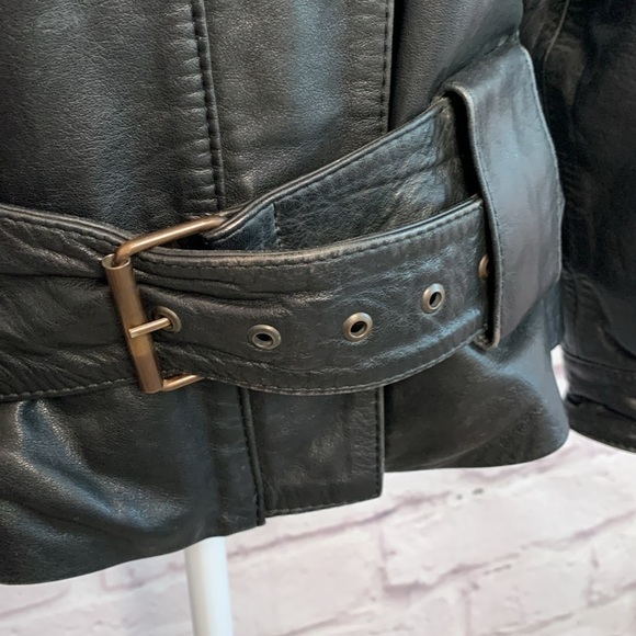 Paris-Dakar Vintage 1980s Leather Bomber Jacket - Picture 3 of 13